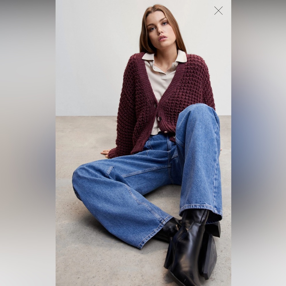 Mango Oversized Cardigan With Buttons - Picture 11 of 13